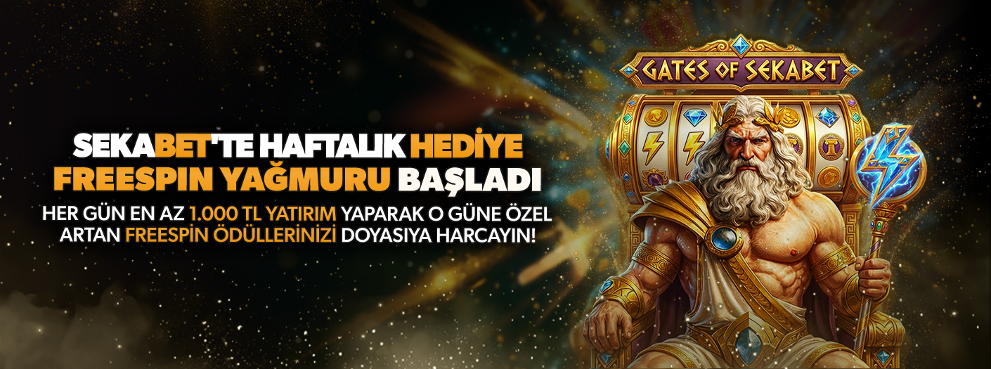 hediye freespin yağmuru