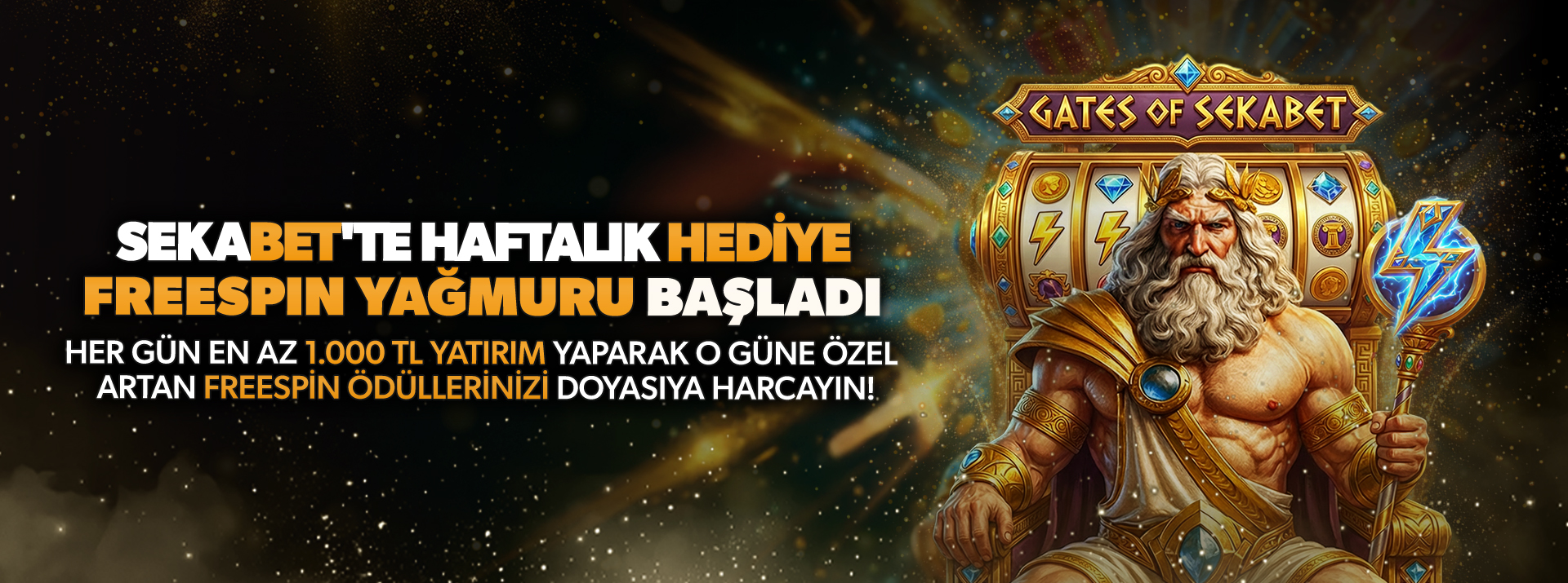 hediye freespin yağmuru